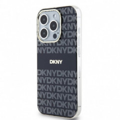 Kryt DKNY Repeat Texture Pattern Stripe na Apple iPhone 13 Pro MagSAFE  Čierny