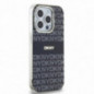 Kryt DKNY Repeat Texture Pattern Stripe na Apple iPhone 13 Pro MagSAFE  Čierny