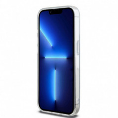 Kryt DKNY Repeat Texture Pattern Stripe na Apple iPhone 13 Pro MagSAFE  Čierny