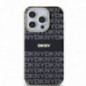 Kryt DKNY Repeat Texture Pattern Stripe na Apple iPhone 14 Pro MagSAFE  Čierny