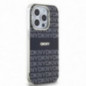 Kryt DKNY Repeat Texture Pattern Stripe na Apple iPhone 14 Pro MagSAFE  Čierny