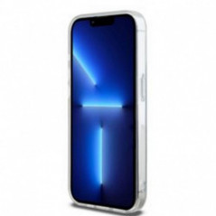 Kryt DKNY Repeat Texture Pattern Stripe na Apple iPhone 14 Pro MagSAFE  Čierny