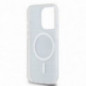 Kryt DKNY Repeat Texture Pattern Stripe na Apple iPhone 14 Pro Max MagSAFE  Čierny