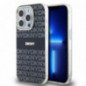 Kryt DKNY Repeat Texture Pattern Stripe na Apple iPhone 15 Pro MagSAFE  Čierny