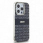 Kryt DKNY Repeat Texture Pattern Stripe na Apple iPhone 15 Pro MagSAFE  Čierny
