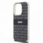Kryt DKNY Repeat Texture Pattern Stripe na Apple iPhone 15 Pro MagSAFE  Čierny