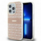 Kryt DKNY Repeat Texture Pattern Stripe na Apple iPhone 13 Pro MagSAFE  Ružový