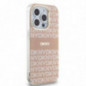 Kryt DKNY Repeat Texture Pattern Stripe na Apple iPhone 13 Pro MagSAFE  Ružový