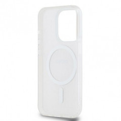 Kryt DKNY Repeat Texture Pattern Stripe na Apple iPhone 13 Pro MagSAFE  Ružový