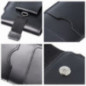 Univerzálne puzdro, Puzdro na opasok ROYAL - Leather universal flap pocket na XIAOMI Redmi Note 10 Pro Max Čierny