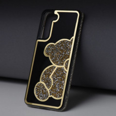 Kryt Teddy bear na Samsung Galaxy S20 FE 5G 2022 Zlatý