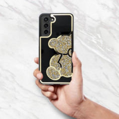 Kryt Teddy bear na Samsung Galaxy A15 LTE Zlatý