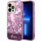 Kryt Guess IML Electro Cam TDJ na Apple iPhone 14 Pro Svetlo cyklámenový