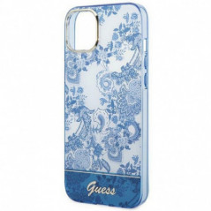 Kryt Guess IML Electro Cam TDJ na Apple iPhone 14 Modrý