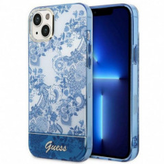 Kryt Guess IML Electro Cam TDJ na Apple iPhone 14 Modrý