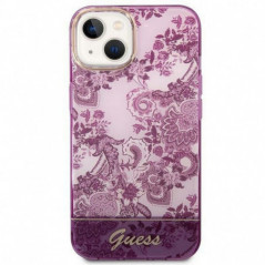 Kryt Guess IML Electro Cam TDJ na Apple iPhone 14 Svetlo cyklámenový