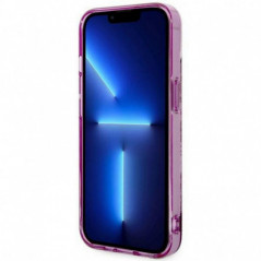 Kryt Guess IML Electro Cam TDJ na Apple iPhone 14 Svetlo cyklámenový