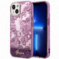Kryt Guess IML Electro Cam TDJ na Apple iPhone 14 Svetlo cyklámenový