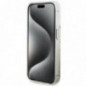 Kryt Guess Liquid Glitter Gold Stripes na Apple iPhone 15 Pro Transparentný