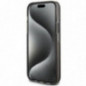 Kryt Guess Liquid Glitter Gold Stripes na Apple iPhone 15 Plus Čierny