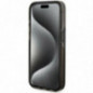 Kryt Guess Liquid Glitter Gold Stripes na Apple iPhone 15 Pro Čierny