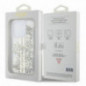 Kryt Guess Liquid Glitter Gold Stripes na Apple iPhone 15 Pro Max Transparentný