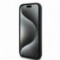Kryt DKNY Silicone White Arch Logo na Apple iPhone 14 MagSAFE  Čierny