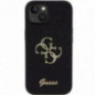 Kryt Guess Fixed Glitter Big 4G na Apple iPhone 15 Plus Čierny