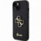 Kryt Guess Fixed Glitter Big 4G na Apple iPhone 15 Plus Čierny
