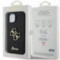 Kryt Guess Fixed Glitter Big 4G na Apple iPhone 15 Plus Čierny