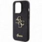 Kryt Guess Fixed Glitter Big 4G na Apple iPhone 15 Pro Čierny