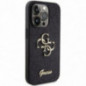 Kryt Guess Fixed Glitter Big 4G na Apple iPhone 15 Pro Čierny
