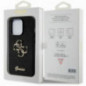 Kryt Guess Fixed Glitter Big 4G na Apple iPhone 15 Pro Čierny