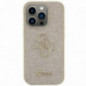 Kryt Guess Fixed Glitter Big 4G na Apple iPhone 15 Pro Zlatý