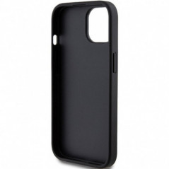 Kryt Guess Fixed Glitter Big 4G na Apple iPhone 15 Čierny