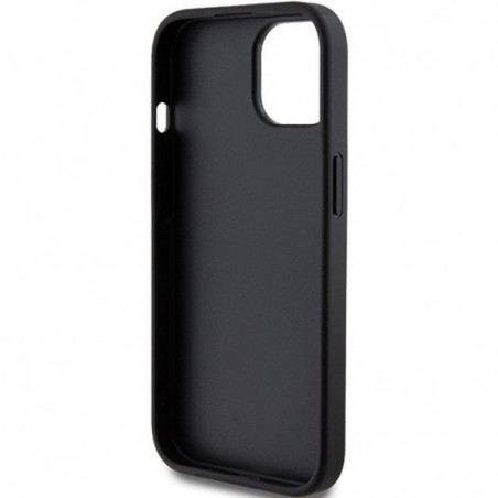 Kryt Guess Fixed Glitter Big 4G na Apple iPhone 15 Čierny