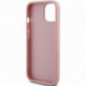 Kryt Guess Fixed Glitter Big 4G na Apple iPhone 15 Ružový