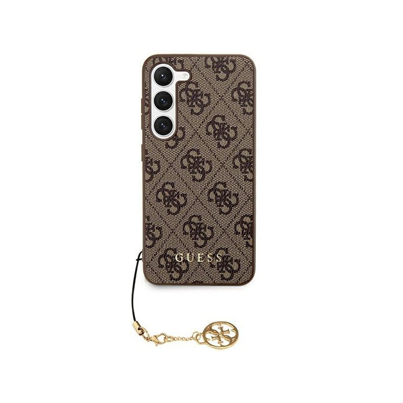 Kryt Guess 4G Charm na Samsung Galaxy S24 PLUS Hnedý Kryt Guess 4G Charm na Samsung Galaxy S24 PLUS Hnedý