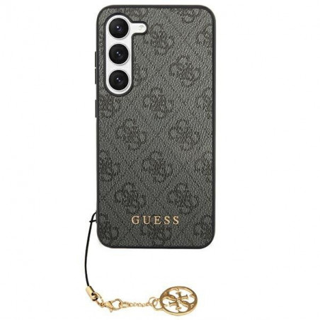 Kryt Guess 4G Charm na Samsung Galaxy S24 ULTRA Čierny