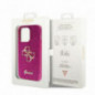 Kryt Guess Fixed Glitter Big 4G na Apple iPhone 15 Pro Max Fialový (Purple)