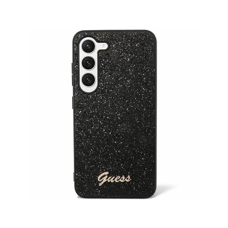 Kryt Guess Glitter Script na Samsung Galaxy S24 PLUS Čierny Kryt Guess Glitter Script na Samsung Galaxy S24 PLUS Čierny