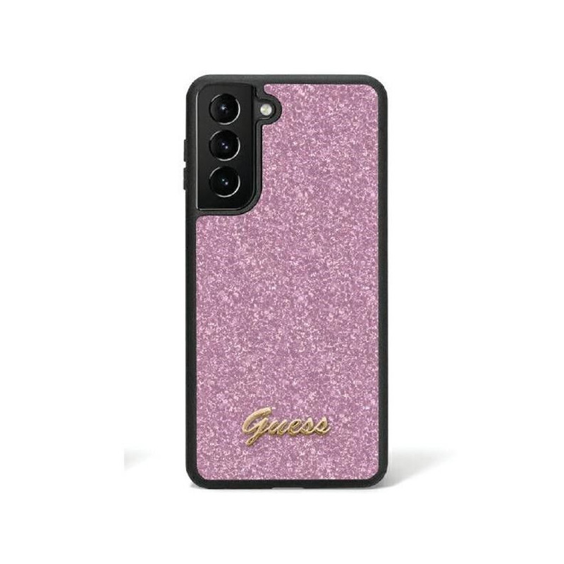 Kryt Guess Glitter Script na Samsung Galaxy S24 Fialový (Purple) Kryt Guess Glitter Script na Samsung Galaxy S24 Fialový (Purple)