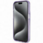 Kryt Guess Glitter Script Logo - Ring stand na Apple iPhone 15 Pro MagSAFE  Fialový (Purple)