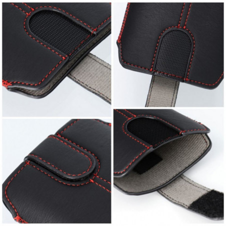 Univerzálne puzdro Pocket Case Ultra Slim M4 na Samsung Galaxy M21 Čierny