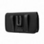 Univerzálne puzdro, Horizontálne puzdro Horizontal Belt Holster OXFORD na Apple iPhone 13 mini Čierny