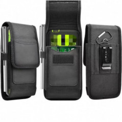 Univerzálne puzdro, Vertikálne puzdro Vertical Belt Holster OXFORD na Samsung Galaxy A41 Čierny