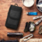 Univerzálne puzdro, Vertikálne puzdro Vertical Belt Holster OXFORD na Samsung Galaxy A41 Čierny