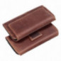 Univerzálne puzdro, Horizontálne puzdro, Puzdro na opasok ROYAL Crazy Horse na Apple iPhone 14 Hnedý 