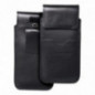 Univerzálne puzdro, Puzdro na opasok ROYAL - Leather universal flap pocket na Samsung Galaxy A52 LTE Čierny