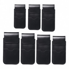 Univerzálne puzdro, Puzdro na opasok ROYAL - Leather universal flap pocket na Samsung Galaxy A12 Čierny